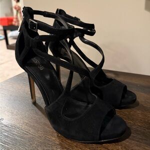 Michael Kors Elegant Black Suede Heels